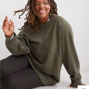 Aerie 🌿 Down to Earth Crew Sweatshirt